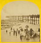 Jetty and Beach with group [Margate Stereo Co] | Margate History